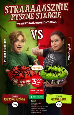 Donut Kwaśna Wiśnia Dooti Donuts promocja w Żabka
