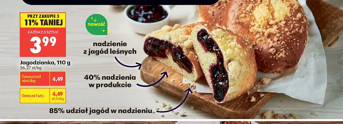 Jagodzianka promocja w Biedronka