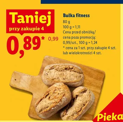 Bułka fitness promocja w Lidl