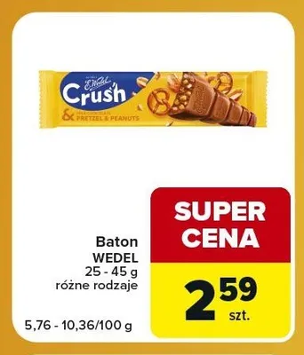 Baton E.Wedel Crush promocja w Carrefour Express
