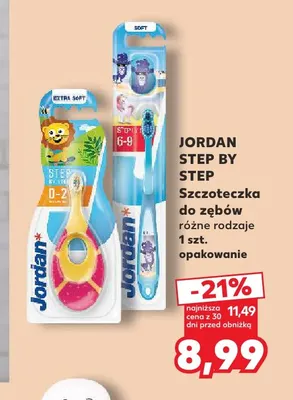 Szczoteczka do zębów Jordan Step by promocja w Kaufland