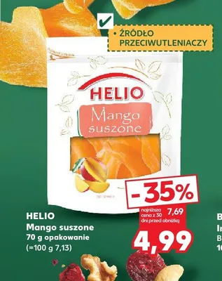 Mango suszone Helio promocja w Kaufland