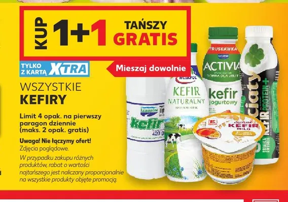 Kefir Danone Activia promocja w Kaufland