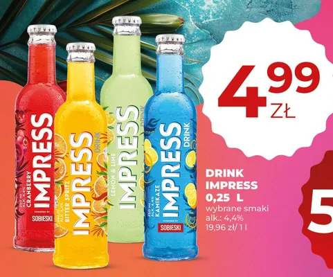 Drink Impress Kamikaze promocja w Duży Ben