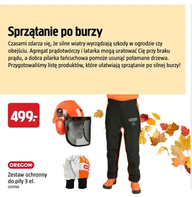 Zestaw ochronny do piły 3 el. Oregon promocja w Jula