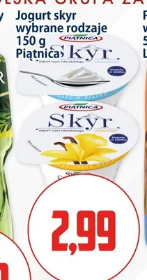 Jogurt skyr Piątnica promocja w Kupiec