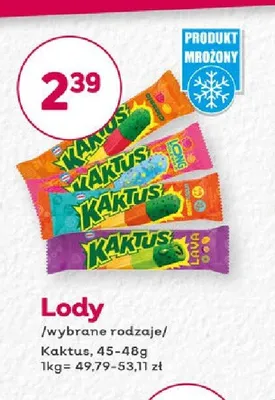 Lody Kaktus promocja w Bliski