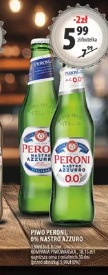 Piwo bezalkoholowe Peroni 0% Nastro Azzuro promocja w Arhelan