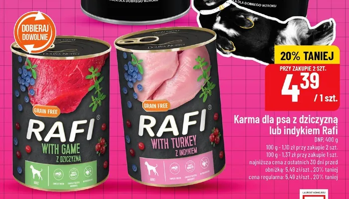 Karma z indykiem dla psa promocja w POLOmarket