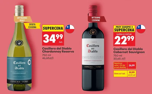 Wino Cabernet Sauvignon promocja w Biedronka