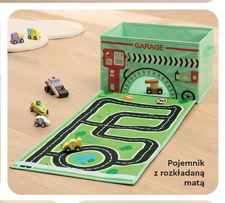 Pojemnik z rozkładaną matą Smukee promocja w Biedronka