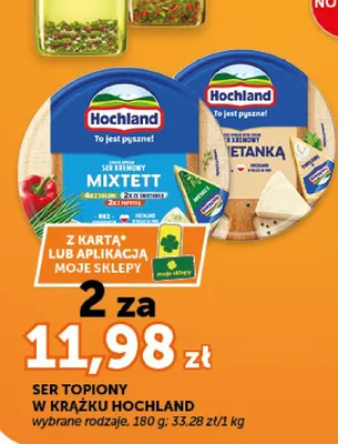 Ser topiony w krążku Hochland Mixtett promocja w Groszek