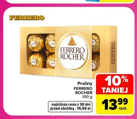 Praliny Ferrero Rocher promocja w Carrefour Market