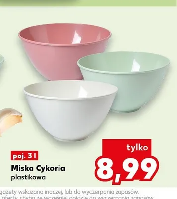 Miska plastikowa Cykoria 3 l promocja w Kaufland
