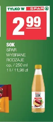 Sok SPAR promocja w SPAR