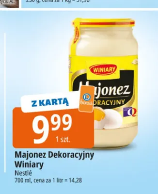 Majonez Dekoracyjny Winiary promocja w Leclerc