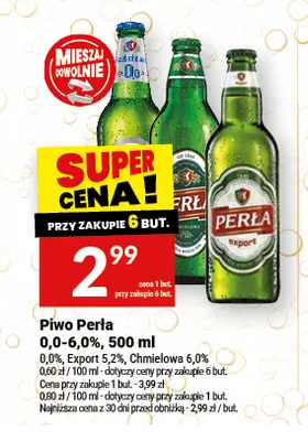 Piwo Perła Chmielowa 6,0% promocja w Twój Market