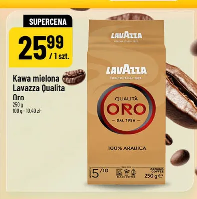 Kawa mielona Lavazza Qualità Oro promocja w POLOmarket