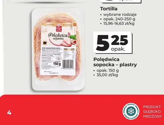 Polędwica sopocka plastry Fine Life promocja w Odido