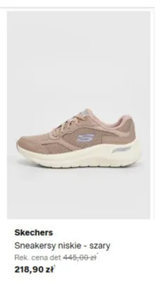 Sneakersy niskie Skechers szary promocja w Lounge by Zalando