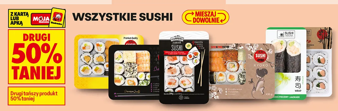 Sushi promocja w Biedronka