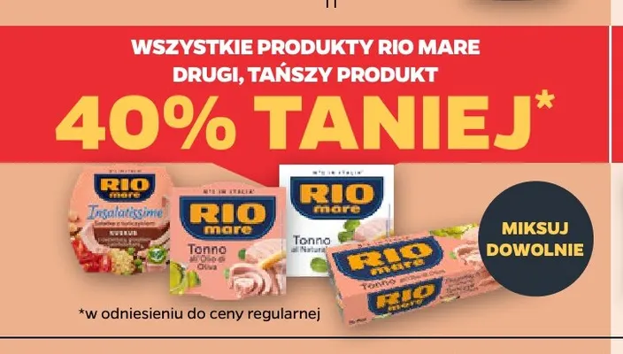 Tuńczyk w oliwie z oliwek Rio Mare promocja w Netto