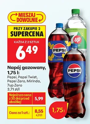 Napój gazowany Pepsi promocja w Biedronka