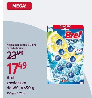 Zawieszka do WC promocja w Rossmann