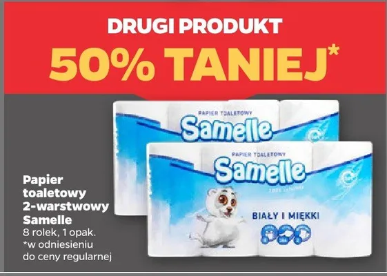 Papier toaletowy Sanelle 2-warstwowy promocja w Netto