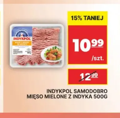 Mięso mielone z indyka Samodobro Indykpol promocja w API Market