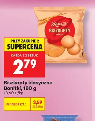 Biszkopty klasyczne Bonitki promocja w Biedronka