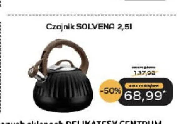 Czajnik Solvena 2,5 l Galicja promocja w Delikatesy Centrum