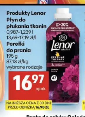 Płyn do płukania ocean breeze Lenor promocja w Delikatesy Centrum