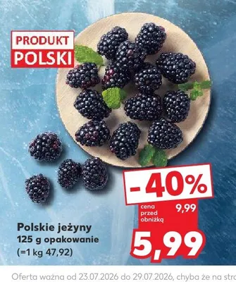 Jeżyny polskie promocja w Kaufland