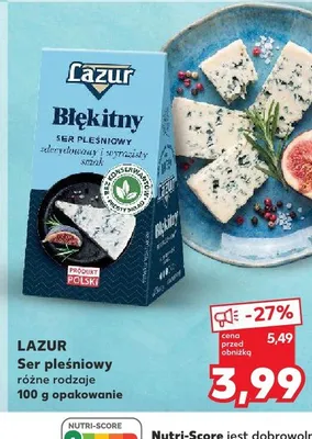 Ser pleśniowy Błękitny Lazur promocja w Kaufland