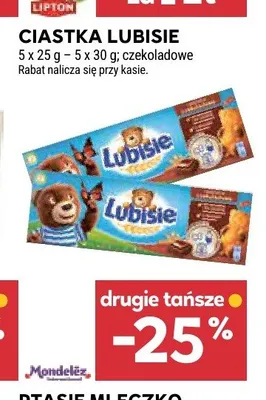 Ciastka Lubisie Mleczne promocja w Stokrotka