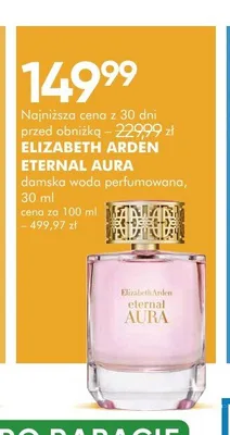 Damska woda perfumowana Elizabeth Arden Eternal Aura promocja w Super-Pharm