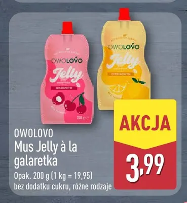 Mus Jelly à la galaretka Owolovo promocja w Aldi