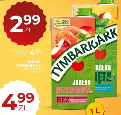 Napój Tymbark promocja w Duży Ben