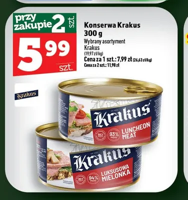 Konserwa Krakus Luncheon Meat promocja w TOPAZ