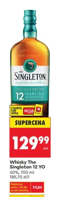 Whisky The Singleton 12 YO promocja w Biedronka
