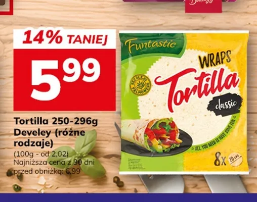 Tortilla classic Funtastic promocja w Hitpol