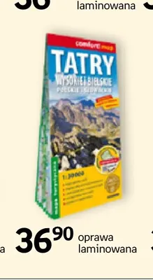 Mapa Tatry Wysokie i Bielskie Expressmap promocja w Empik