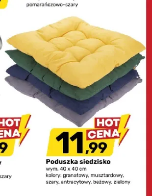 Poduszka siedzisko promocja w Bricomarche