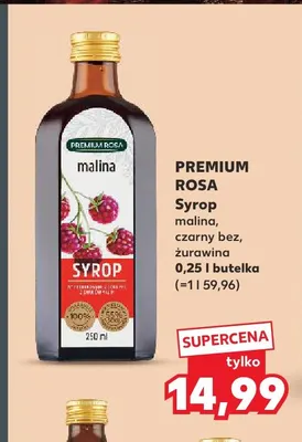 Syrop żurawina Premium Rosa promocja w Kaufland