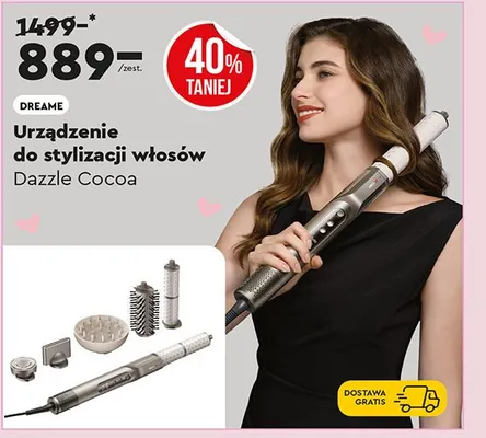 Urządzenie do stylizacji włosów Dazzle Cocoa promocja w Biedronka Home