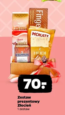 Zestaw prezentowy Złocień promocja w Netto
