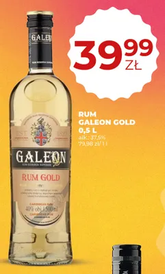 Rum Galeon Gold promocja w Duży Ben