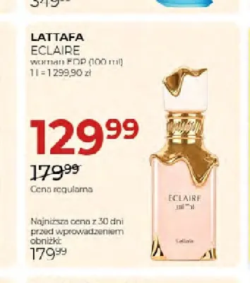 Woda perfumowana Lattafa Eclaire promocja w Drogerie Jawa