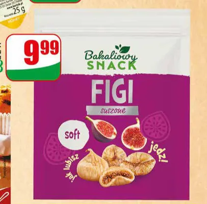 Figi suszone soft Bakaliowy Snack promocja w Dino